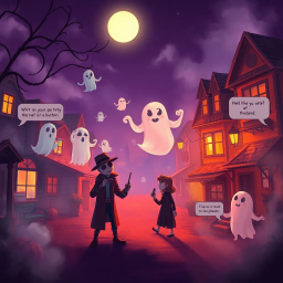 Whose Ghost Is It Anyway? - Text-based game