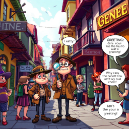 Hello, Whose Hello Is It Anyway? - Text-based game