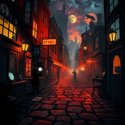 Whose Shadows Are These? - Text-based game