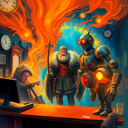 Chronochaos: Whose Time Is It Anyway? - Text-based game