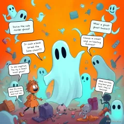 Whose Ghost Is It Anyway? - Text-based game