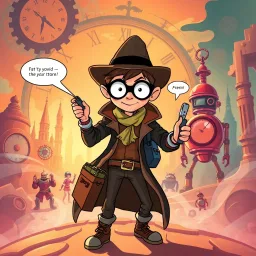 Chronocaper: Whose Time Is It Anyway? - Text-based game