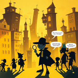 Whose Shadows Are These? - Text-based game