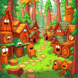 Log Jam: Who's Logs Are These Anyway? - Text-based game