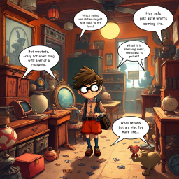 Relic Ruckus: Whose Is It Anyway? - Text-based game