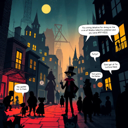Whose Shadows Are These? - Text-based game