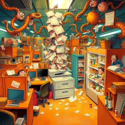 Whose Mess Is It Anyway? - Text-based game