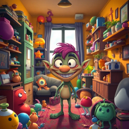 Whose Mess is This Anyway? - Text-based game