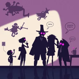 Whose Shadow Is That? - Text-based game