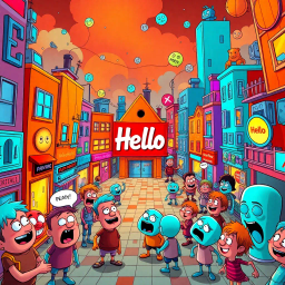 Memeception: Whose Hello Is It Anyway? - Text-based game