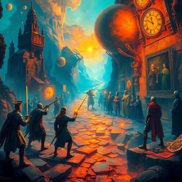 ChronoChaos: Who's Time Is It Anyway? - Text-based game