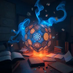 Spinning Glyphs - Text-based game