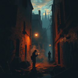 Whose Shadow is That? - Text-based game