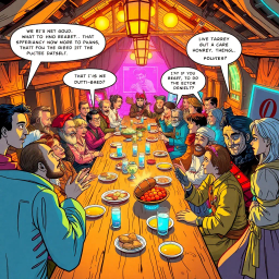 Chrono Chums: Who's Hello Is It Anyway? - Text-based game