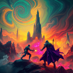 Dream Duelists: Whose Nightmare is it Anyway? - Text-based game