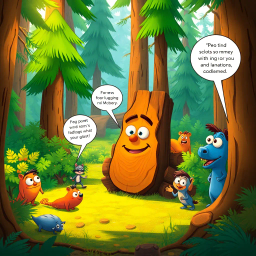 Log Jam: Whose Logs Are These Anyway? - Text-based game