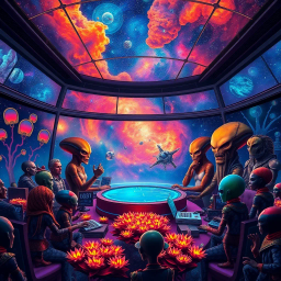 Cosmic Negotiator: The Stargate Conundrum - Text-based game