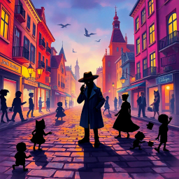 Whose Shadow Is That? - Text-based game