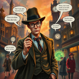 Chronochase: Whose Time Is It Anyway? - Text-based game