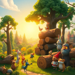 Log Jam: Who's Logs Are These Anyway? - Text-based game
