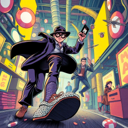 The Great Heist: Whose Thief Is It Anyway? - Text-based game