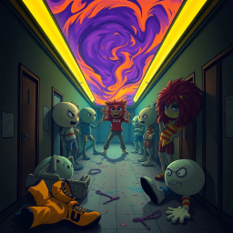 Mascot Mayhem: Spirit Showdown - Text-based game