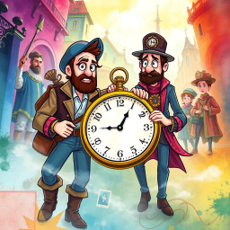 Chrono-Caper: Whose Time Is It Anyway? - Text-based game