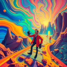 Spectrum Wars: Which Dimension Is It Anyway? - Text-based game