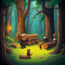 Logjammed: Whose Logs Are These, Anyway? - Text-based game