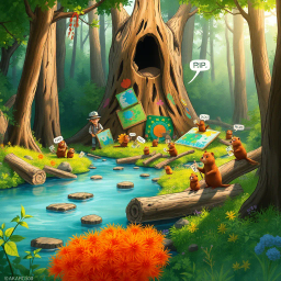 Logjammed: Whose Logs Are These, Anyway? - Text-based game