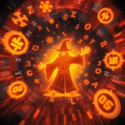 Spinning Glyphs - Text-based game