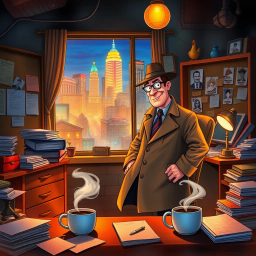 Detective Dilemma: The Case of the Framed Honor - Text-based game