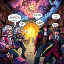 Chrono Clash: Whose Time Is It Anyway? - Text-based game