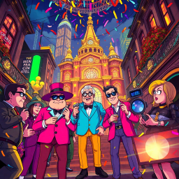 The Great Heist: Whose Thief is it Anyway? - Text-based game