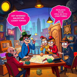 The Great Heist: Whose Thief Is It Anyway? - Text-based game