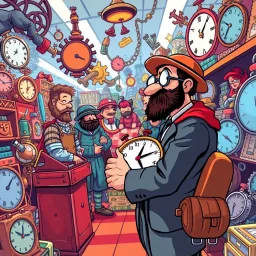 ChronoChaser: Who's Time is it Anyway? - Text-based game
