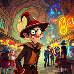 ChronoCaper: Whose Time is it Anyway? - Text-based game