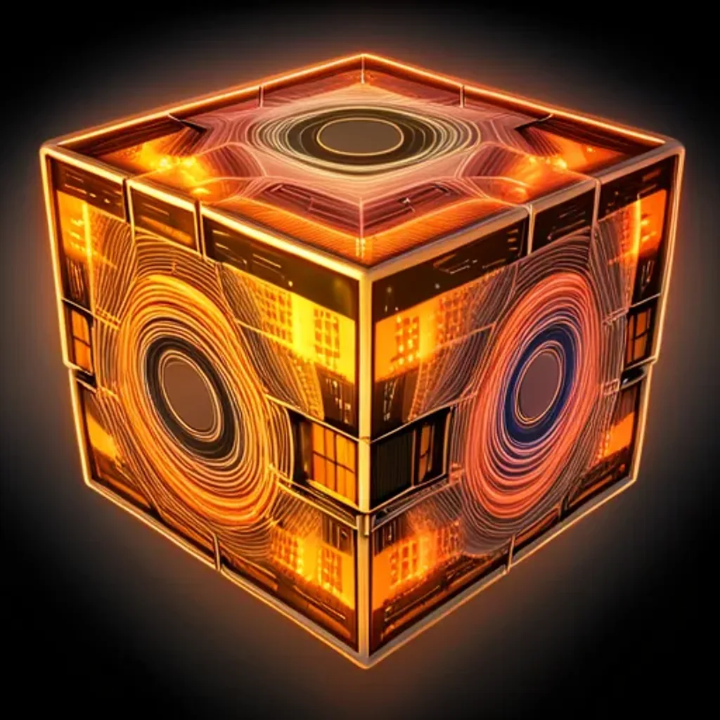 The Spinning Math Cube