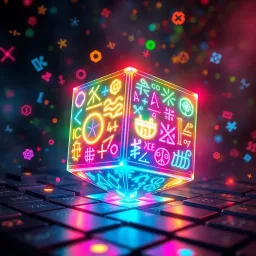 Spinning Glyph Cube - Text-based game