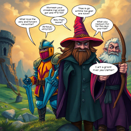 Metaquest: Whose Adventure Is It, Anyway? - Text-based game