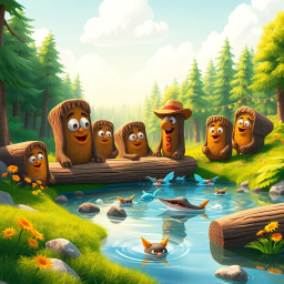 Log Jammed: Whose Logs Are These, Anyway? - Text-based game
