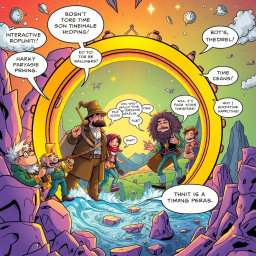 Chronoquest: Whose Adventure Is It Anyway? - Text-based game