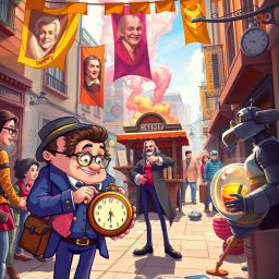 ChronoCaper: Whose Time Is It Anyway? - Text-based game