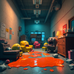 Whose Mess Is It Anyway? - Text-based game