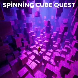 Spinning Cube Quest - Text-based game