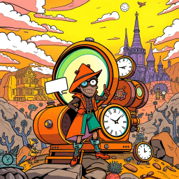 Chronocaper: Whose Time Is It Anyway? - Text-based game