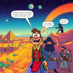 ChronoQuest: Whose Adventure is it Anyway? - Text-based game