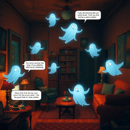 Whose Ghost Is It, Anyway? - Text-based game