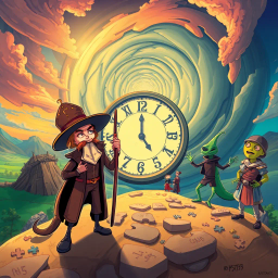 ChronoQuest: Whose Adventure Is It Anyway? - Text-based game