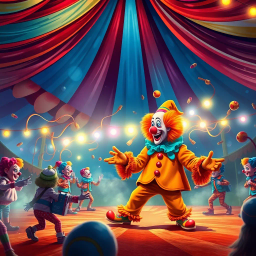 ChronoClown Showdown - Text-based game